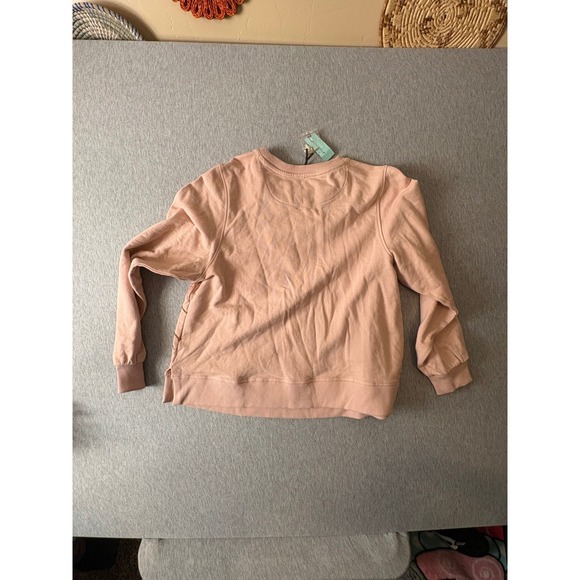 Anthropologie Pilcro Lace Up Side Chain Detail Sweatshirt - Picture 6 of 7